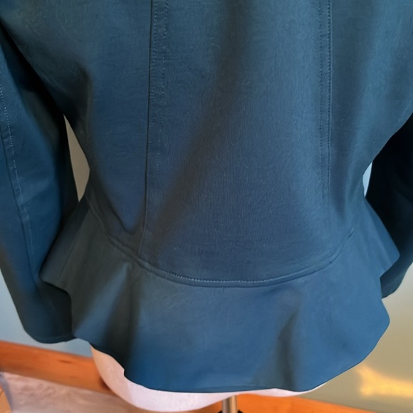 INC Moto Blazer Med with bronze zipper detail. - Picture 5 of 7